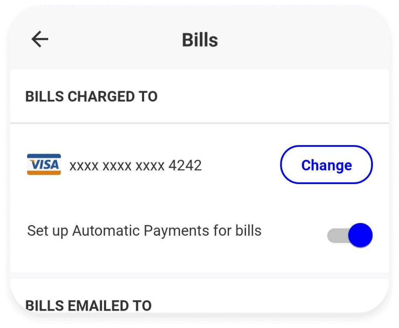 Manage Your Bills